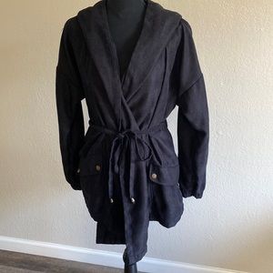 Fashion Nova black casual jacket.